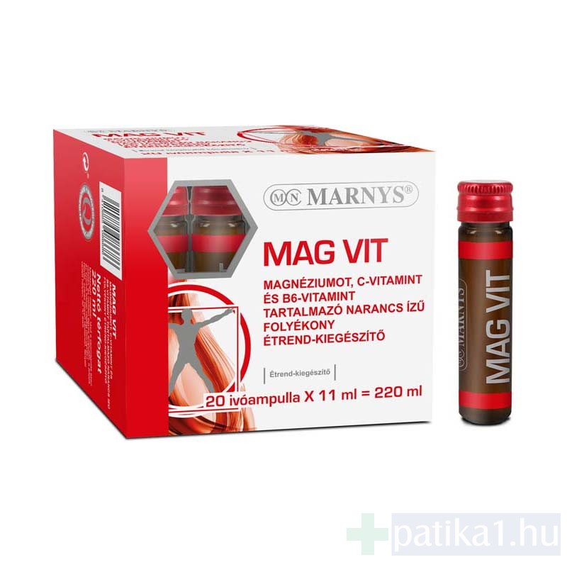 Marnys Mag Vit Magnezium C Vitamin B6 Vitamin Folyadek Am