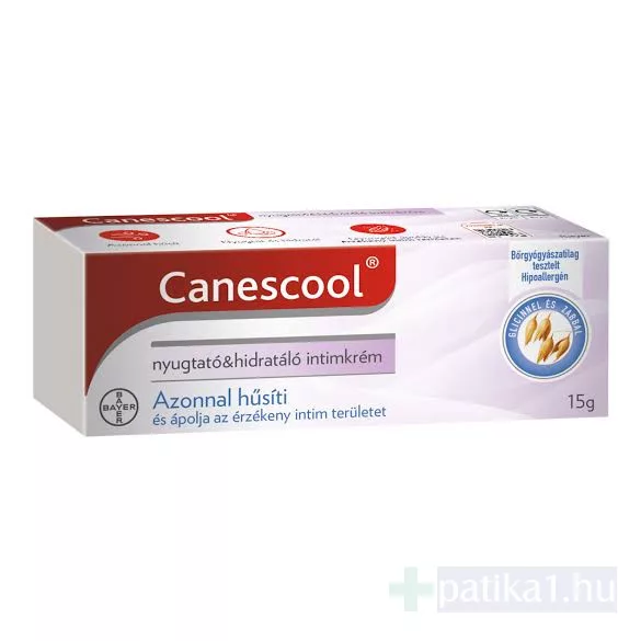 Canescool nyugtató hidratáló intim krém gél 15 g