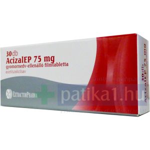 AcizalEP 75 mg gyomornedv-ellenáló filmtabletta 30x