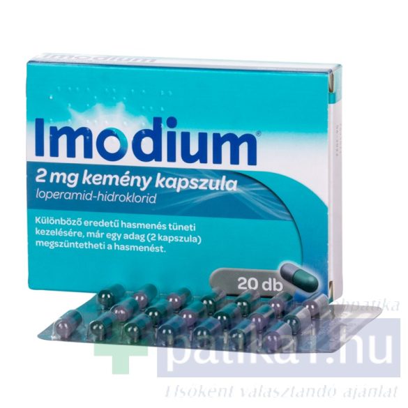 Imodium 2 mg kemény kapszula 20 db