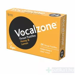   Vocalzone étrendkiegészítő torokpasztilla méz-citrom 24x