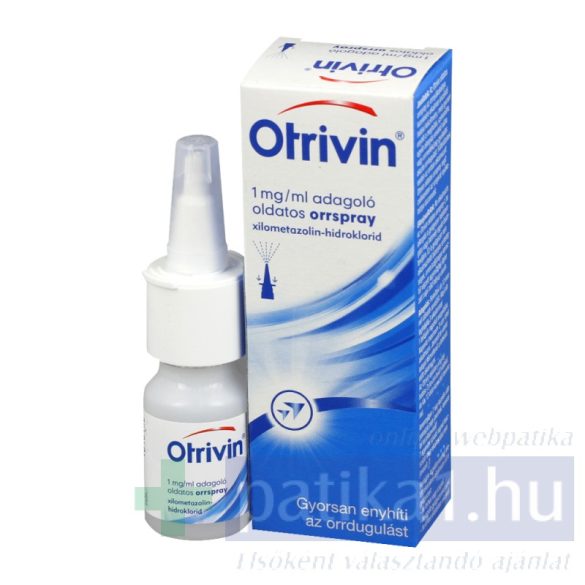 Otrivin Rapid 1 mg/ml oldatos orrspray 0,1% 10 ml