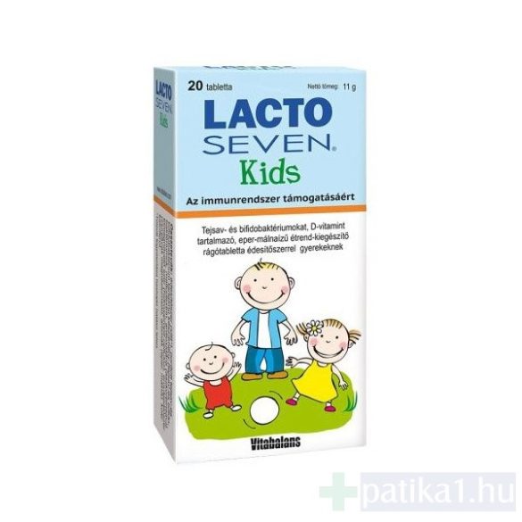 Lactoseven Kids rágótabletta 20x