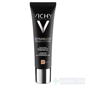 VICHY DERMABLEND [3D KORREKCIÓ] KORREKCIÓS ALAPOZÓ BŐRFELSZÍN-KISMÍTÓ HATÁSSAL 45 (GOLD) 30 ML