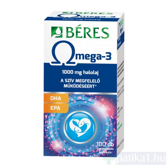 Béres Omega-3 lágyzselatin kapszula 100x