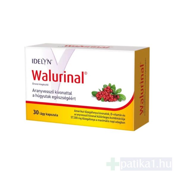 Walurinal Aranyvesszővel lágy kapszula 30x