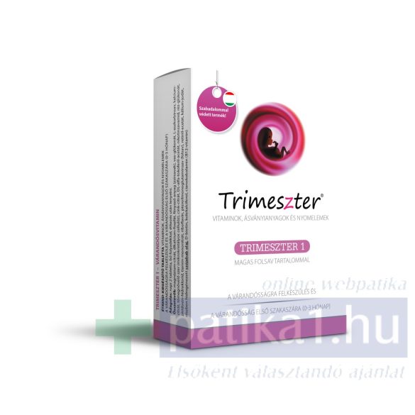 Trimeszter 1 vitamin tabletta várandósoknak 60 db