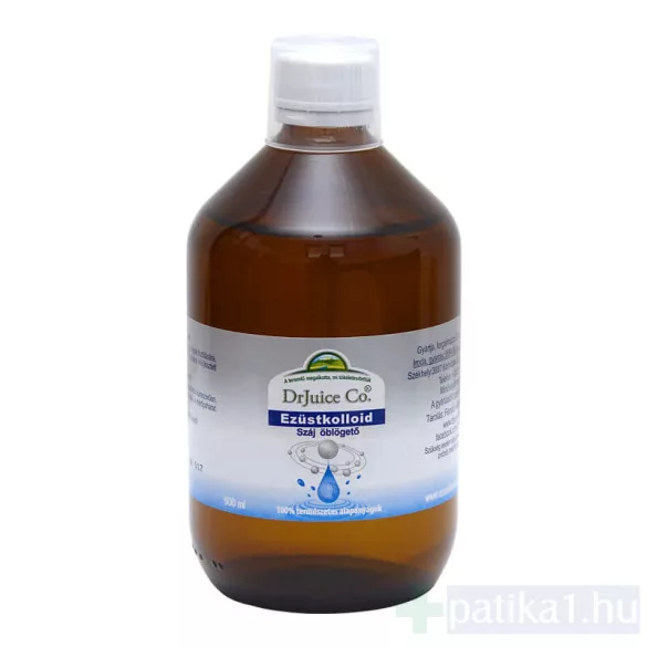 Ezüstkolloid száj- torok öblítő Dr. Juice 500 ml