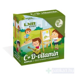 LXR Junior C+D Vitamin Komplex rágótabletta 60x
