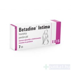 Betadine Intima hüvelykúp 7x