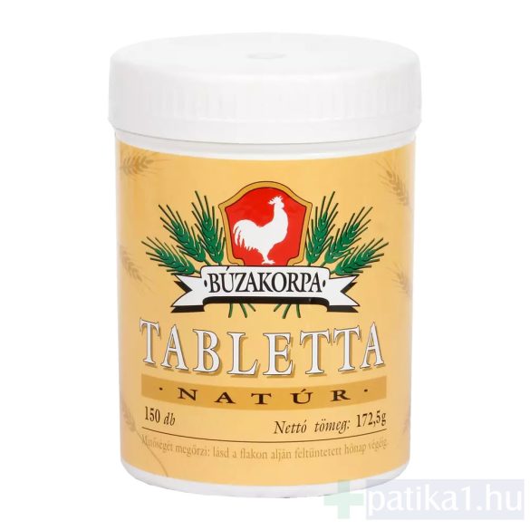 Búzakorpa tabletta natúr 150x