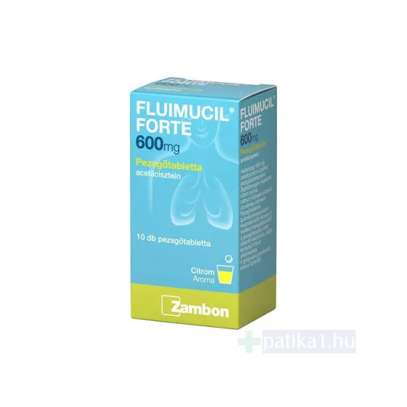 Fluimucil Forte 600 mg pezsgőtabletta 10x
