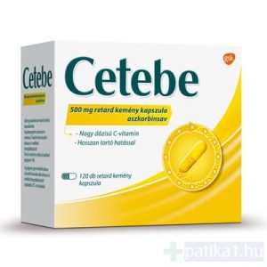 Cetebe 500 mg retard kemény kapszula 120x