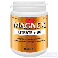 Magnex Citrate + B6 tabletta 100x magnézium-citrát