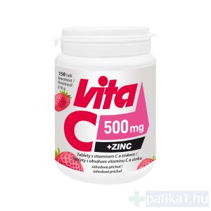 Vitabalans Vita C 500 mg + cink eperízű rágótabletta 150x