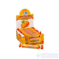   Vitaplus 1x1 Vitaday C-vitamin 100 mg rágótabletta narancs íz 17 db
