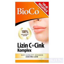 BioCo Lizin C+Cink komplex tabletta 100x 