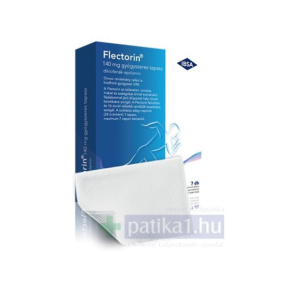 Flectorin 140 mg gyógyszeres tapasz 7 db
