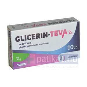 Teva-Glicerin 2 g végbélkúp 10 db