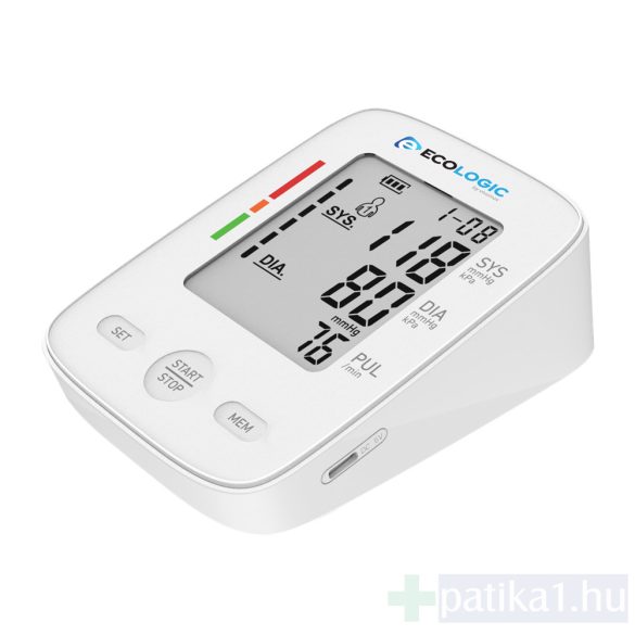 ECOLOGIC VÉRNYOMÁSMÉRŐ FELKAROS GYEL01 VIVALDI automata 1x