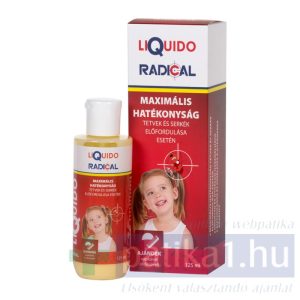 Liquido Radical fejtetű serkeírtó sampon 125 ml