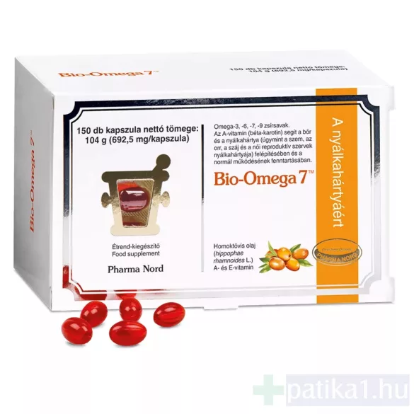 Bio-Omega 7 homoktövis kapszula Pharma Nord 150x