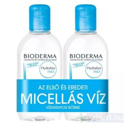 Bioderma Hydrabio H2O arc-és sminklemosó 250+250 ml