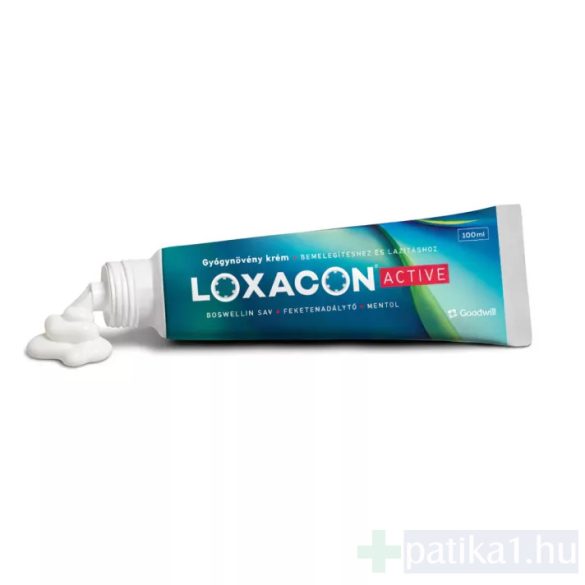 Loxacone Active bemelegítő lazító gyógynövény krém 100 ml
