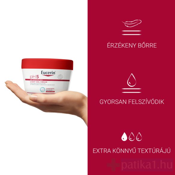 Eucerin pH5 Ultra könnyű intenzív gélkrém 350 ml 