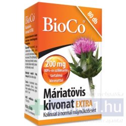 BioCo Máriatövis kivonat extra tabletta 80 db