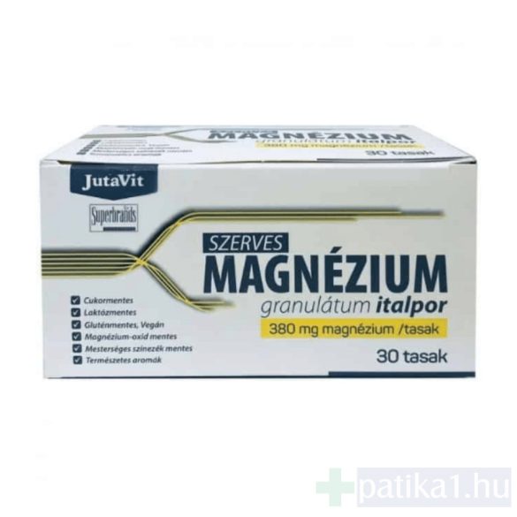 JutaVit Szerves Magnézium 380 mg granulátum italpor 30x