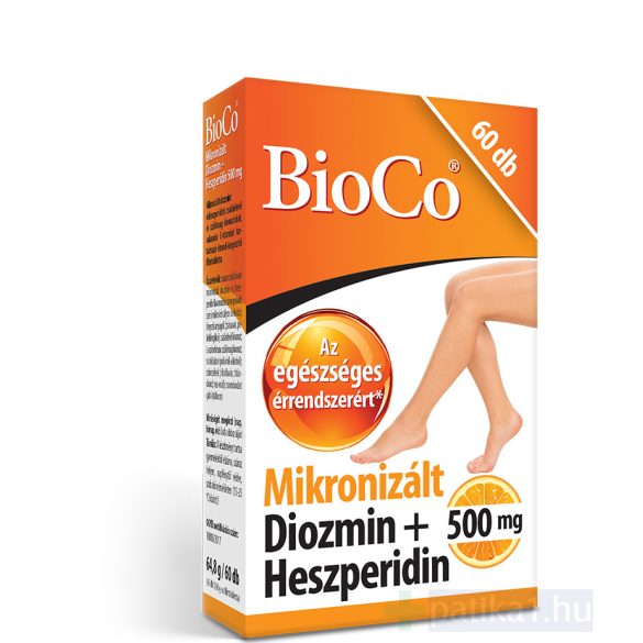 BioCo Mikronizált Diozmin Heszperidin 500 mg filmtabletta 60x