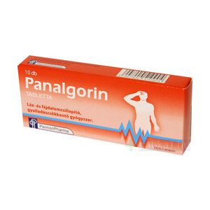 Panalgorin 10 db tabletta 500 mg metamizol 