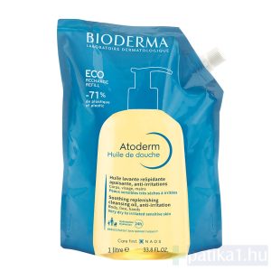 Bioderma Atoderm Olajtusfürdő Öko-utántöltő 1000 ml