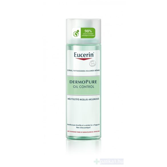 Eucerin Dermopure Oil Control arclemosó micellás 200 ml