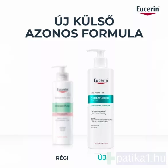 Eucerin DermoPure Clinical Correcting Cleanser Mélytisztító gél 400 ml
