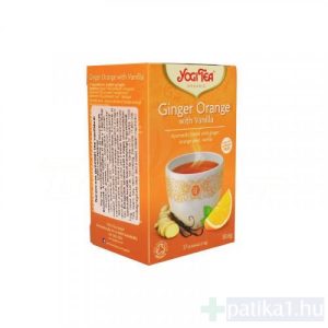Yogi tea Gyömbér Narancs Vanília bio tea filteres 1x