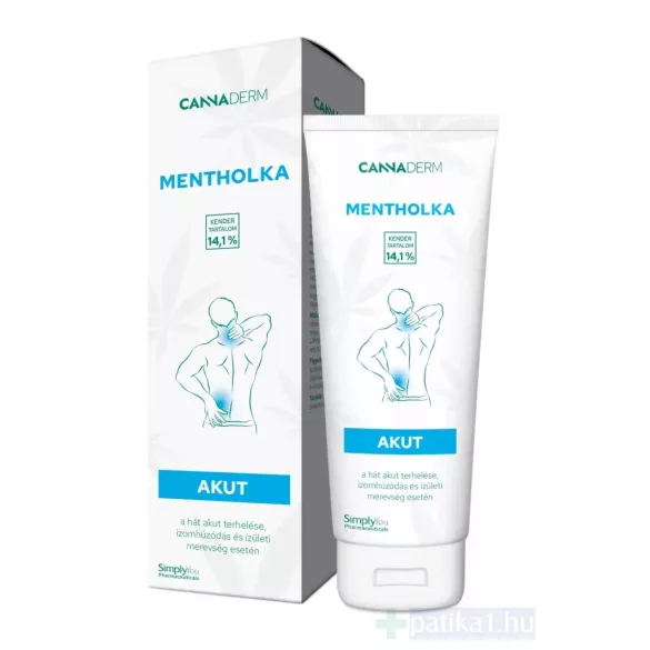 Cannaderm Mentholka Akut hűsítő masszázsgél 125 ml