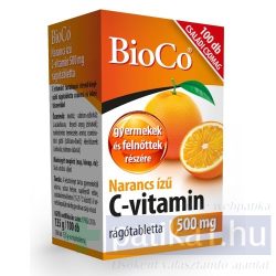 BioCo C-vitamin 500 mg rágótabletta narancs 100x