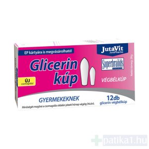 Jutavit glicerin végbélkúp gyermekeknek 12x 