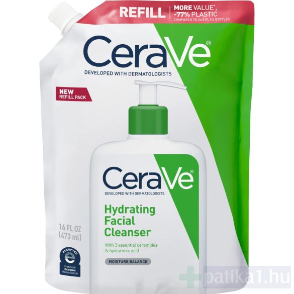 CERAVE HIDRATÁLÓ TISZTÍTÓ KRÉM 473 ML - utántöltő kiszerelés