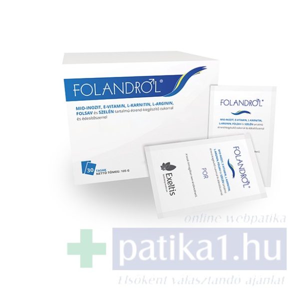 Folandrol Folsav szelén étrendkiegészítő por 60x