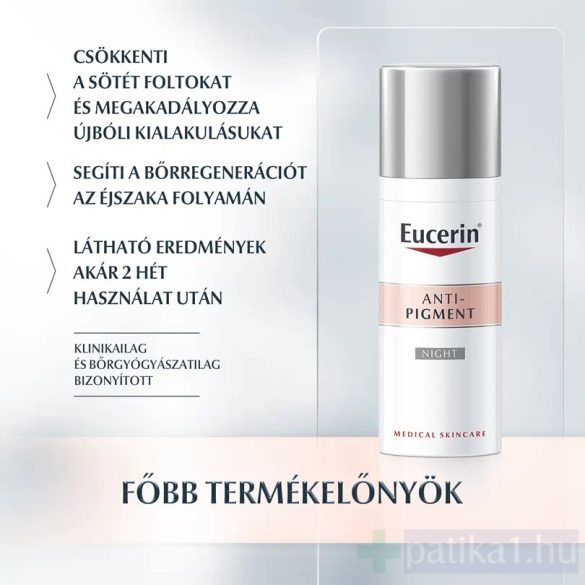 Eucerin Anti Pigment éjszakai arckrém 50 ml