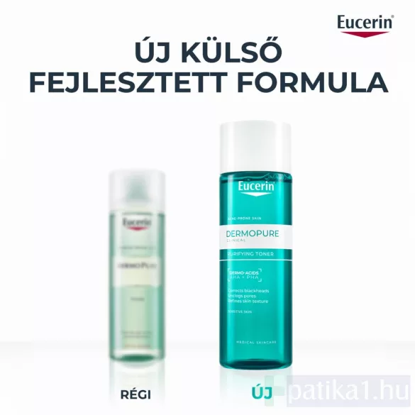 Eucerin DermoPure Clinical Purifying Toner Tisztító tonik 200 ml