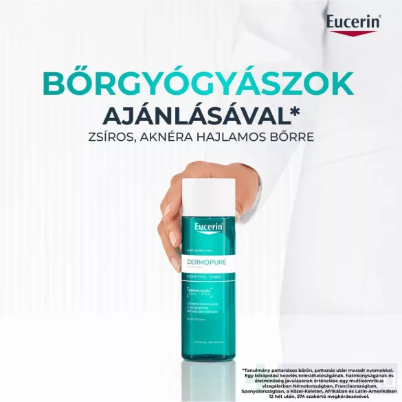 Eucerin DermoPure Clinical Purifying Toner Tisztító tonik 200 ml
