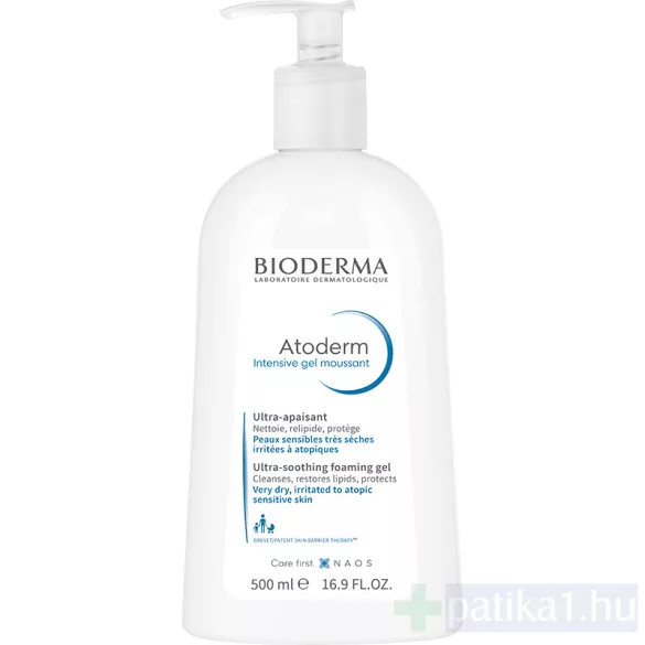 Bioderma Atoderm Intensive Gel moussant 500 ml Intenzív habzó gél