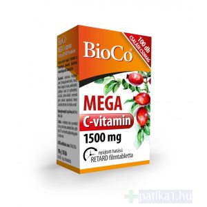 Bioco Mega C-vitamin 1500 mg retard filmtabletta 100x