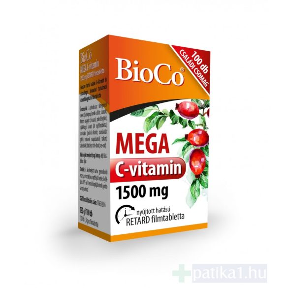 Bioco Mega C-vitamin 1500 mg retard filmtabletta 100x