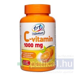   Vitaplus 1x1 Vitaday C-vitamin 1000 mg rágótabletta narancs 60 db