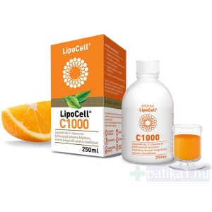 LipoCell C1000 liposzómás C-vitamin narancs ízben 250 ml